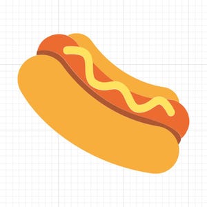 Hot Dog Svg, svg files, svg files for cricut, svg cricut, svg images, svg designs, clipart, svg, Digital Download