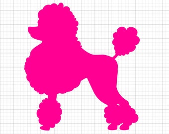 Poodle Svg, archivos svg, archivos svg para cricut, svg cricut, imágenes svg, diseños svg, Cortar archivos Cricut, Descarga digital, Silueta Svg