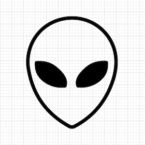 Alien Svg, svg files, svg files for cricut,  svg cricut, svg images,  svg designs,  Cut Files Cricut, Digital Download, Silhouette Svg