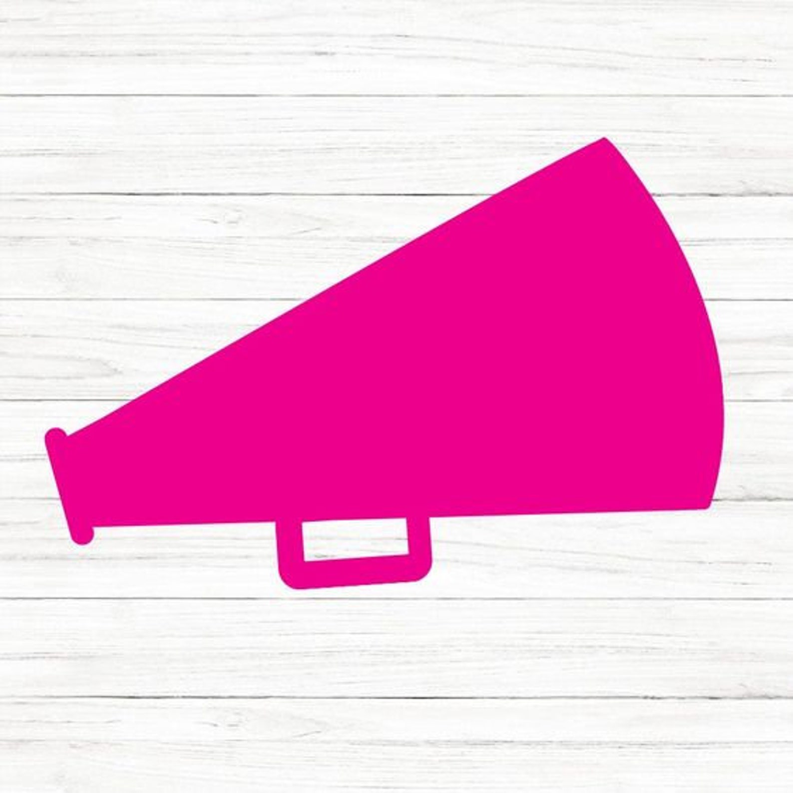 COMMERCIAL USE Megaphone Svg Megaphone Monogram Svg Cheer Etsy