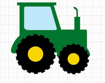 Tractor SVG Cut File | Cricut, Silhouette Craft Design (Digital Download)