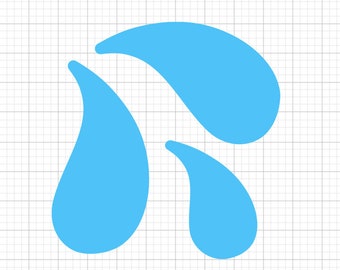 Water Drops SVG Cut Files for Cricut | DIY Craft Designs (Digital Download)
