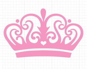 Crown SVG, Cricut Cut File, Princess Design (Digital Download)