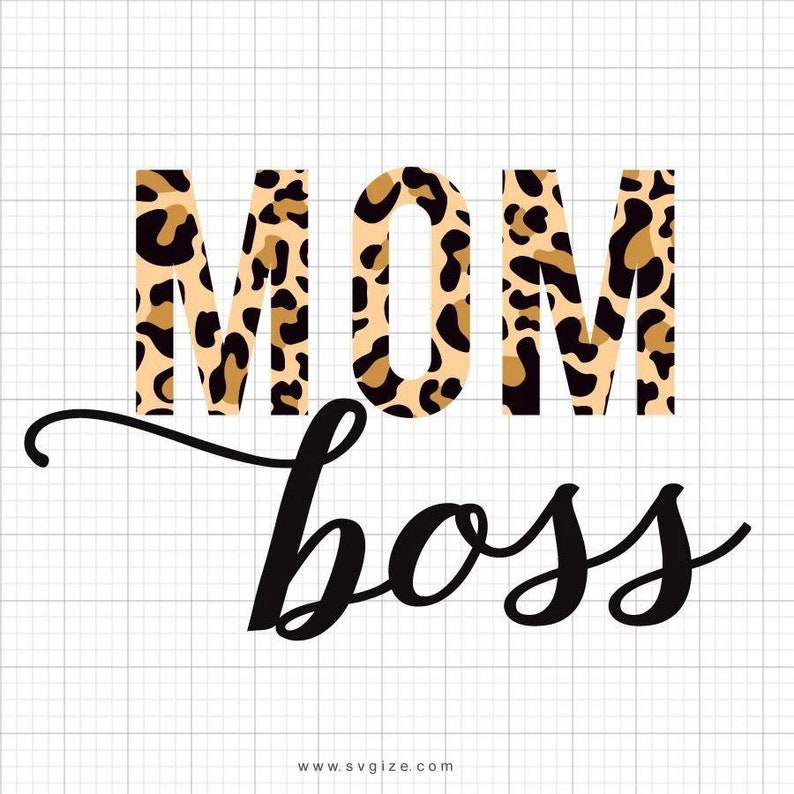 Download Mom Boss SVG Cut File DXF Cut File Clipart Printable | Etsy