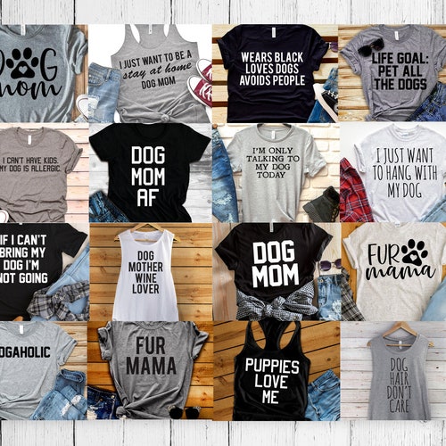 Dog SVG Bundle Dog Mama Tee Bundle Dog Lover Shirt SVG for | Etsy Australia