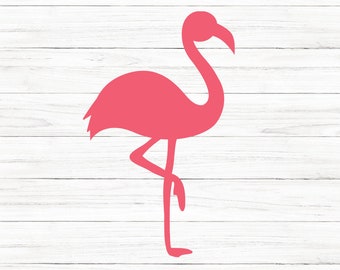 COMMERCIAL USE! Flamingo Svg, Flamingo Silhouette, Zoo Svg, Animal Svg Beach Svg, SVG Cut File, Digital Download, svg