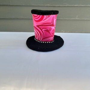 Micro mini top hat, halloween mini top hat, wreath attachment, wreath accent, top hat, halloween decor,top hat for wreath, halloween