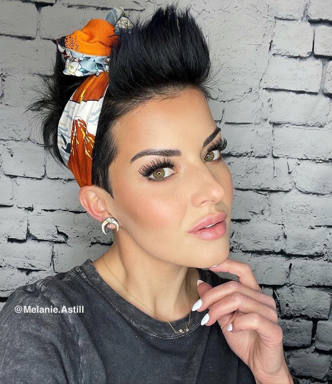 Extra Long Wide Wired Pattern Headband|tie Knot|twisted