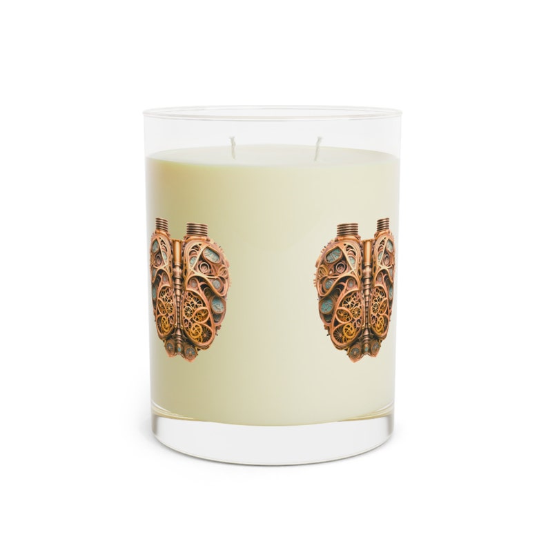 Realistic Steampunk Lungs on Soy Wax Scented Candle Full Etsy