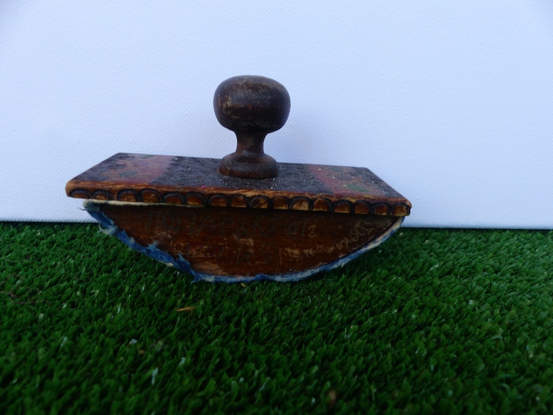 Vintage Desk Blotter Rocking Ink Blotter Hand Carved Etsy