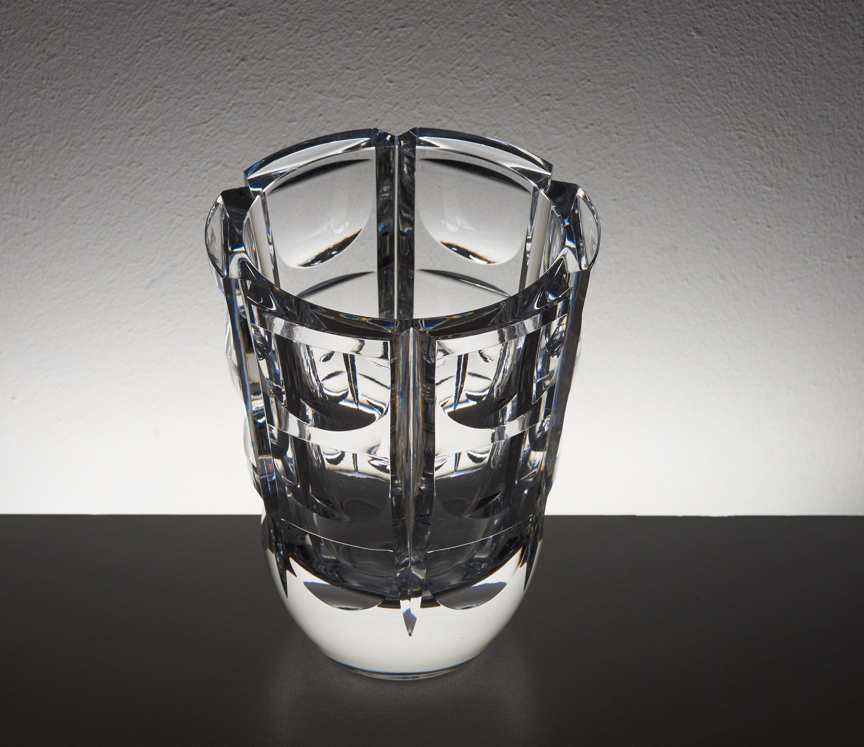 Orrefors Thousand Window Pattern Vase diseñado por Simon Etsy