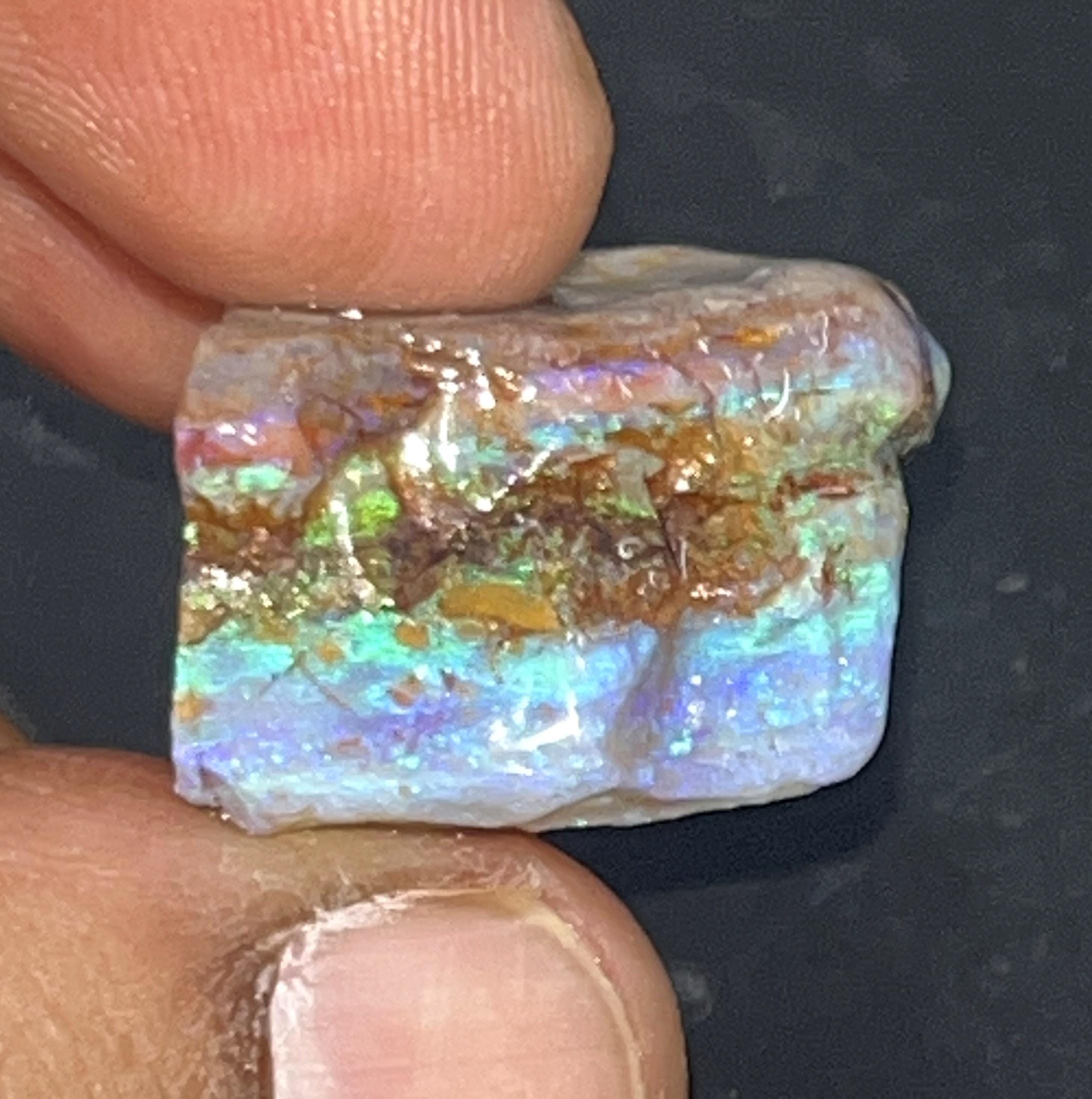 Raw Shape Australian Opal Rough Coober Pedy Opal Rough Raw Shape Natural Top ...