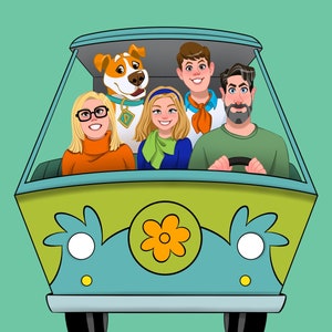 Retrato personalizado / Retrato de familia / Retrato de pareja / Regalo fotográfico personalizado