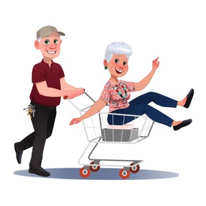 Arte personalizzata da foto / Ritratto digitale / Ritratto personalizzato / Ritratto di cartone animato / Ritratto di famiglia