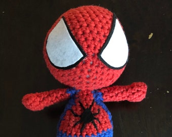 Spider-Man Amigurumi Puppe
