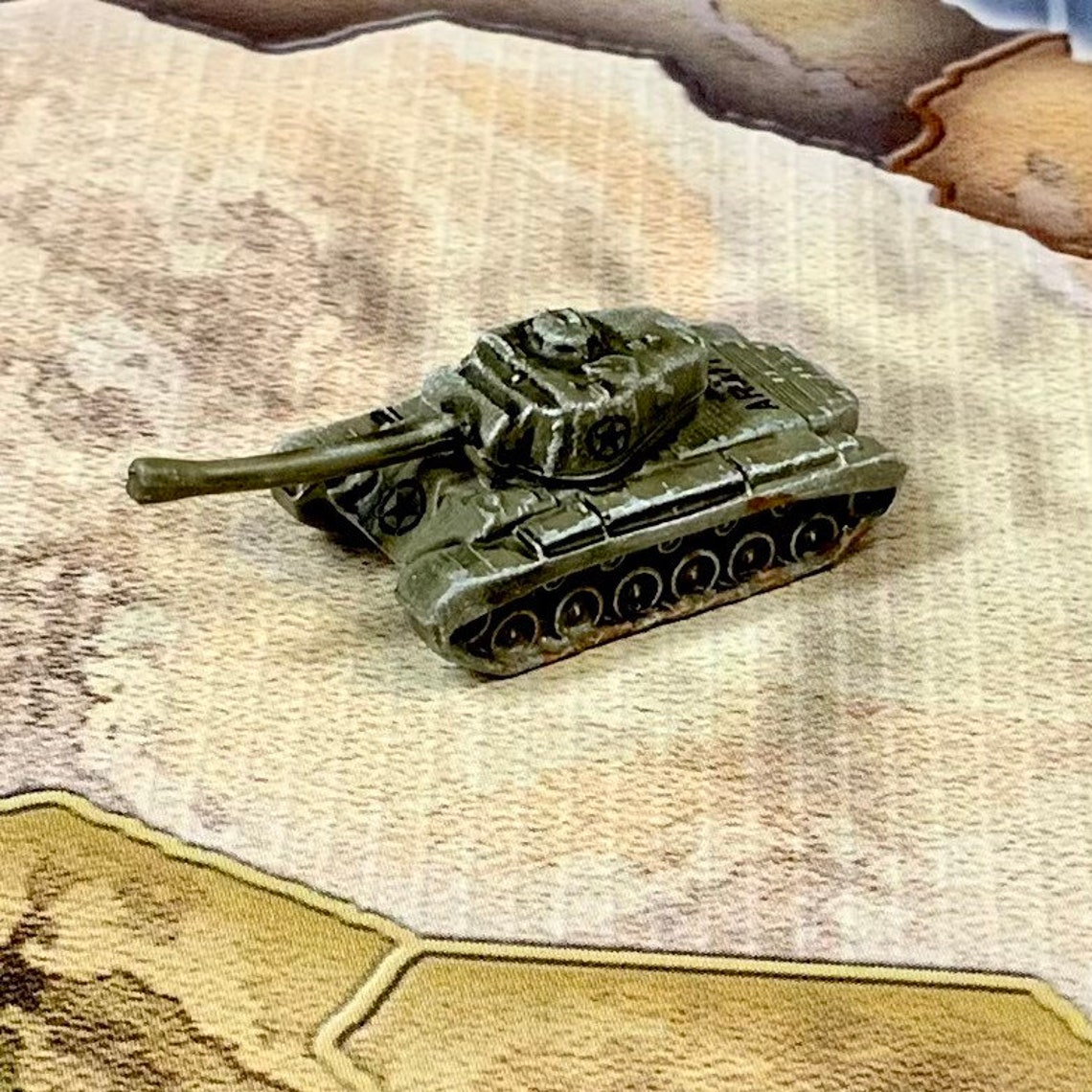 Axis and Allies Painted Pieces American Pershing Heavy Tank Etsy