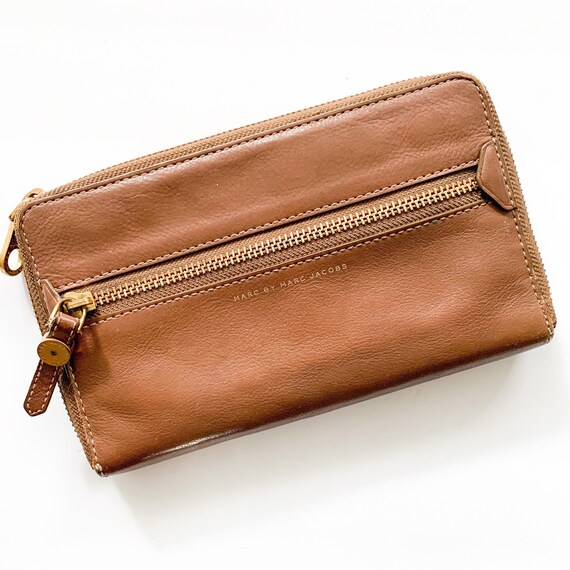 Marc Jacobs Leather Wallet | Cognac Leather Wallet