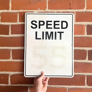 USA SPEED LIMIT看板　ジャンク Speed Limit 50 Sign United States Road Sign: Over 39 Royalty