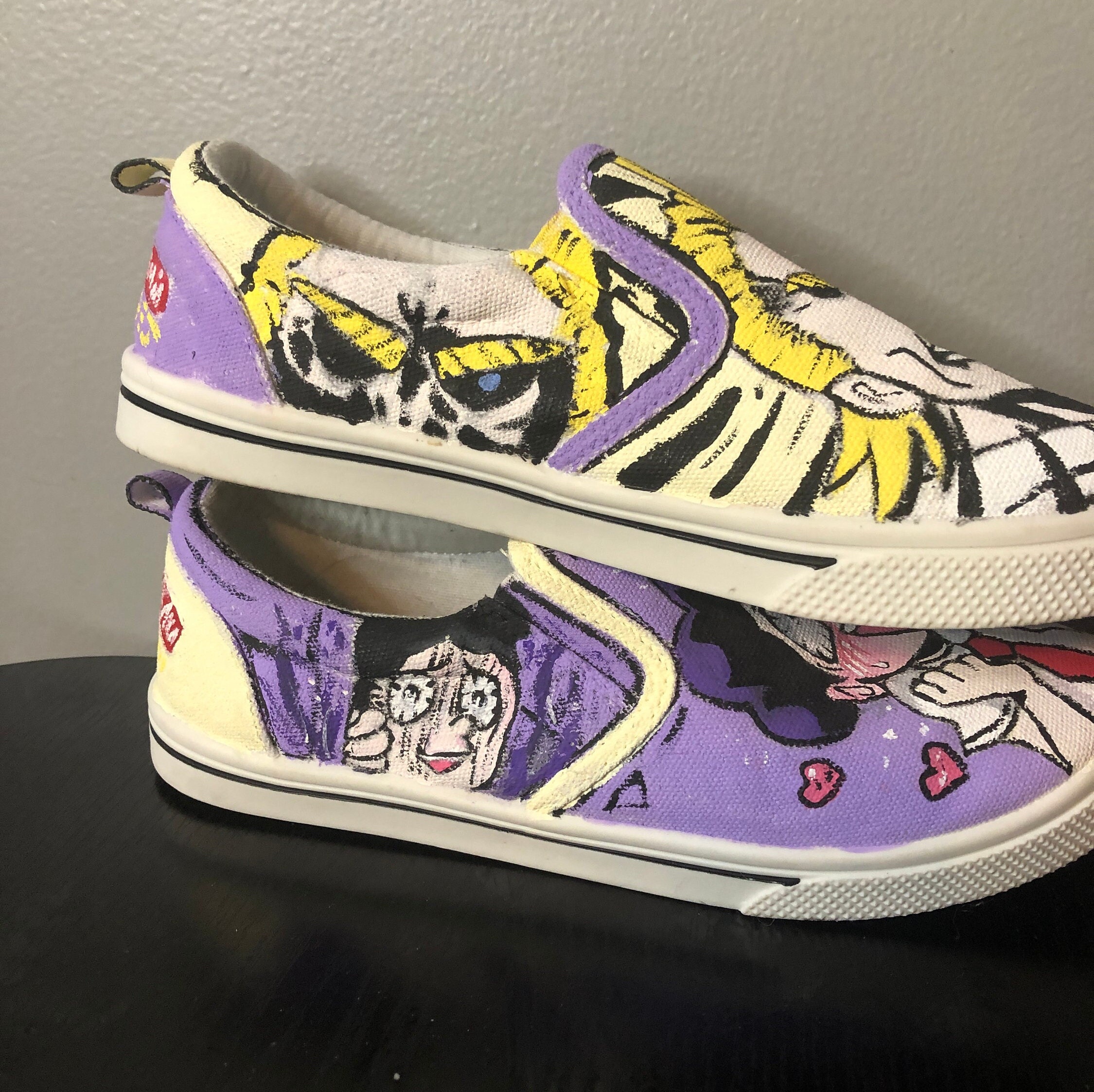 Custom Painted MHA Shoes Cosplay Etsy