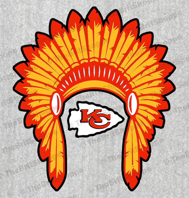 Download Kansas City Chiefs Headdress SVG Image specially designed ...