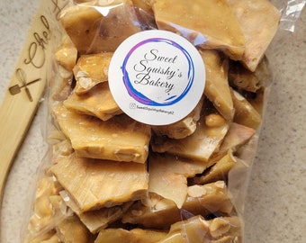 Caramelo de cacahuete casero: mezcla de frutos secos, bolsa de 2 libras