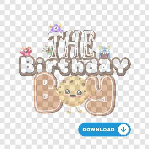 Cookie Monster PNG, Boy Bday PNG, Cookie Birthday Shirt, Birthday Boy, Cookie Monster Shirts, Snack Shirts, Love of Cookies, Bday Cookie