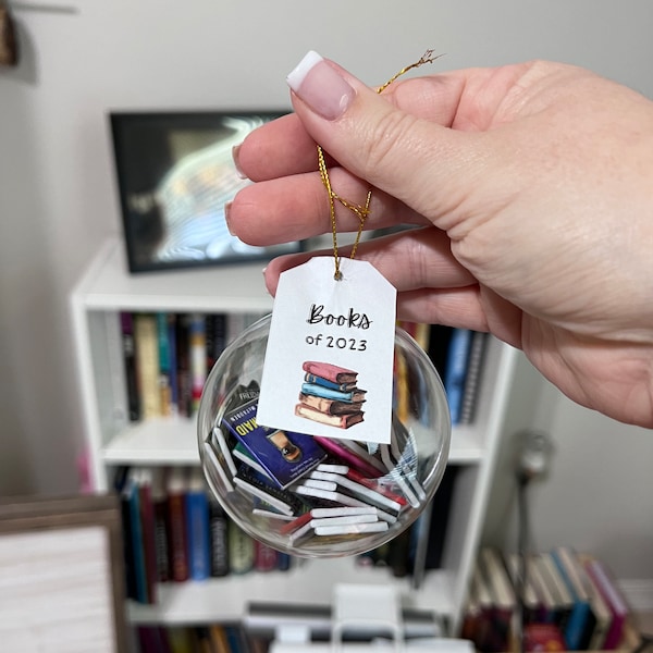 Custom Mini Books Ornament | Book Lover Gift