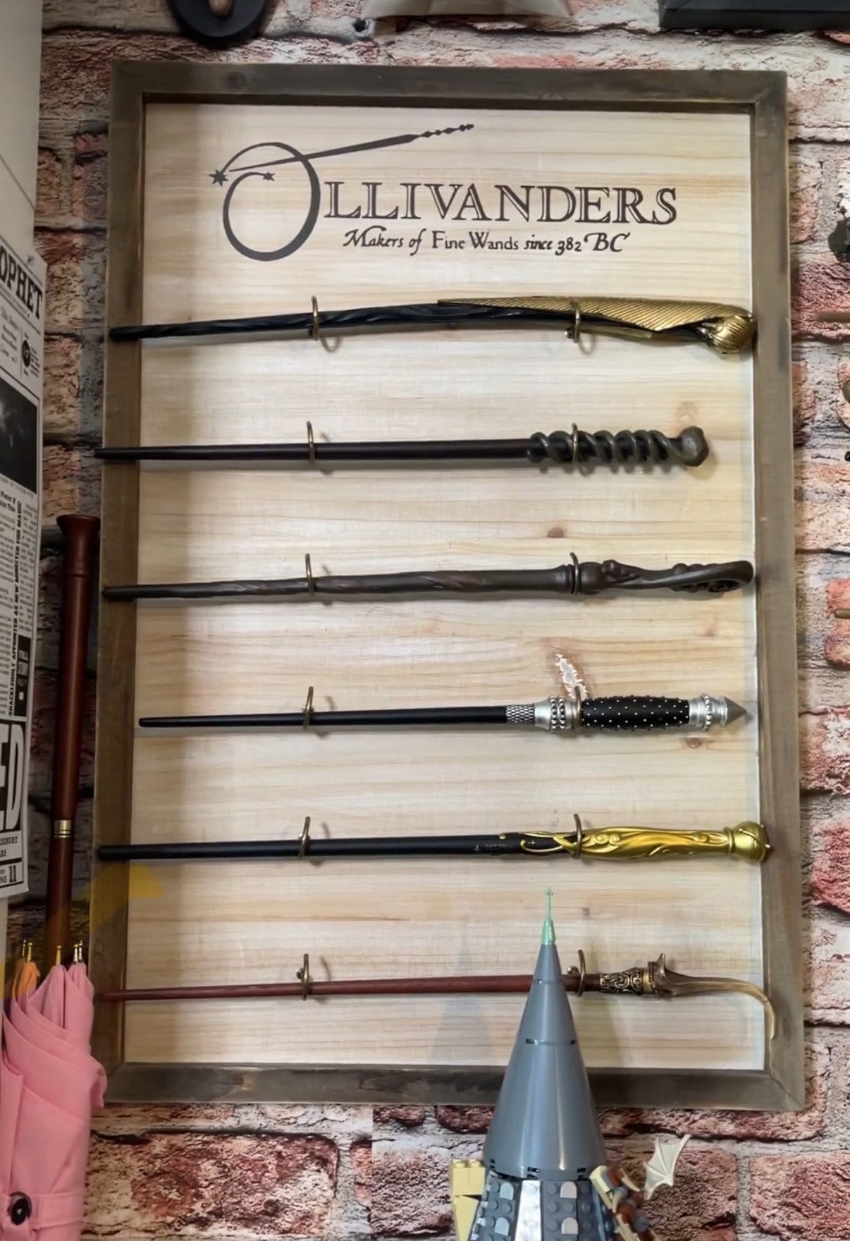 Wand Display, Wand Stand, Wand Rack,
