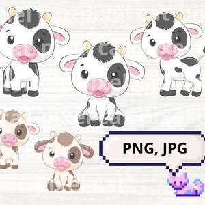 Niedliche Kuh png, Baby Kuh png, Kuh png, Kuh-Druck png, Kid Farm, Junge Mädchen Kuh. Kuh-Geburtstag, kleiner Cowboy-Geburtstag, Png, Schnittdatei