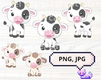 Cute cow png, Baby cow png, Cow png, Cow Print png, Kid Farm, Boy Girls Cow. Cow Birthday, Little Cowboy Birthday, Png, Cut File
