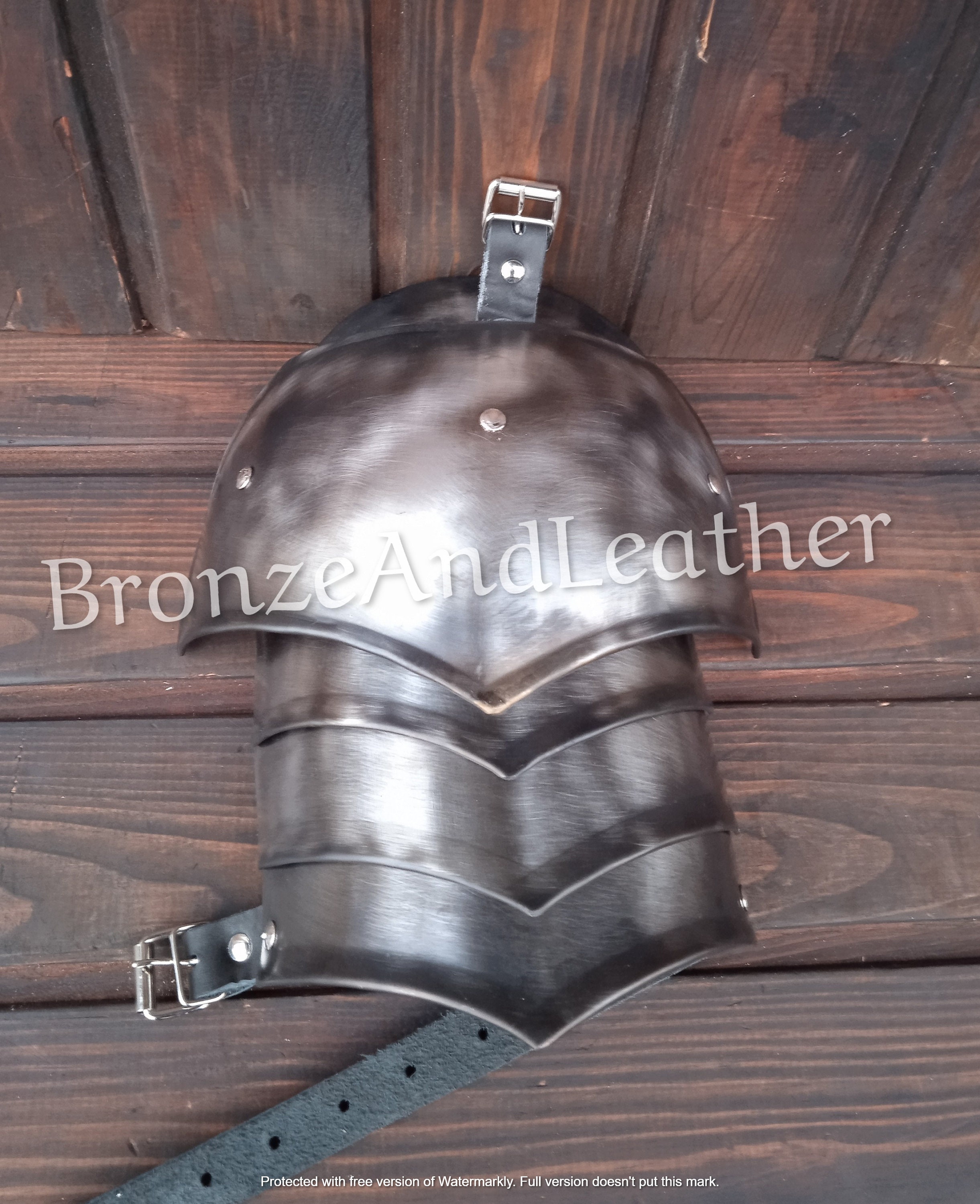 Blackened Single Pauldron - Etsy