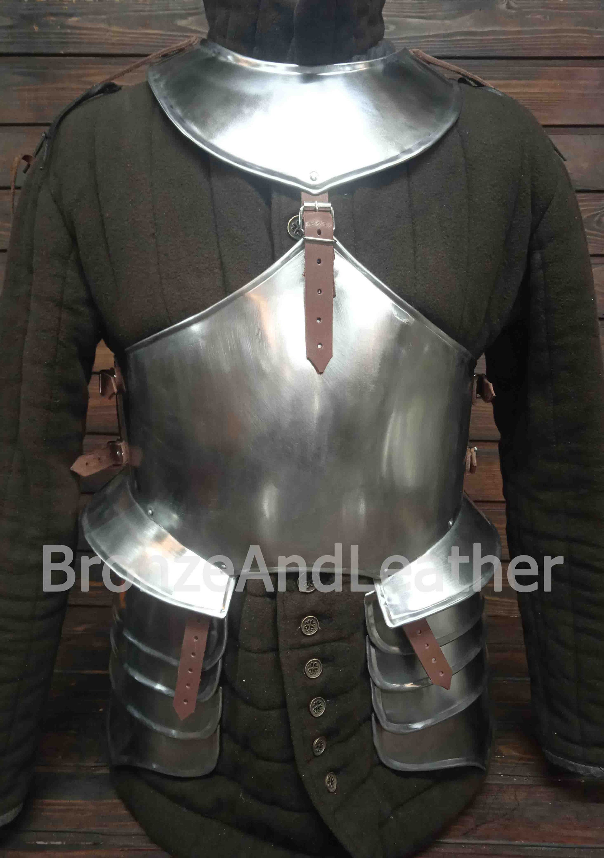 Set Body Armor +pauldrons With Gorget +skirt Armor - Etsy