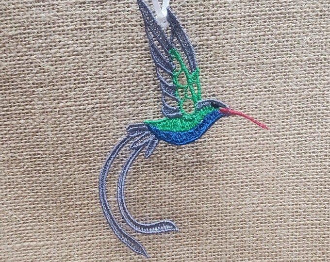 Ornements de colibri en dentelle gracieuse, ornements d'oiseaux