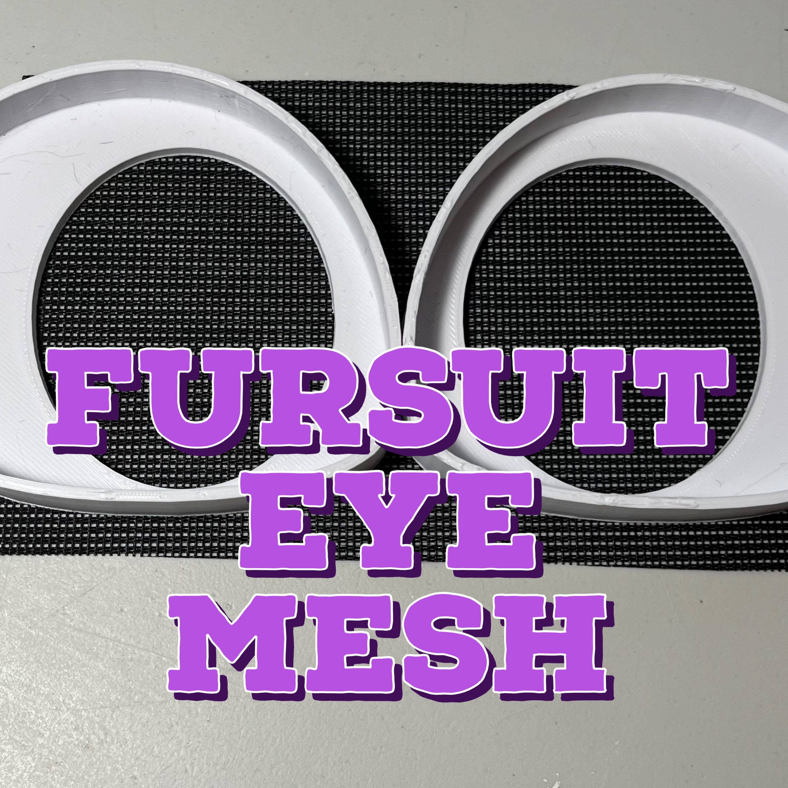 Mesh for eyes : r/FursuitMaking