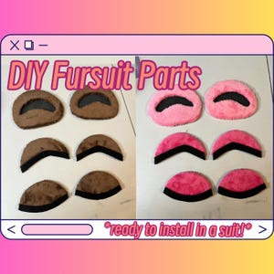 AANGEPAST: oogleden minky fursuit zelf maken voor het maken van fursuits