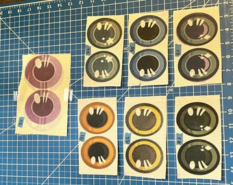 PREMADE and CUSTOM Dye Sublimated Fursuit Eye Mesh