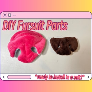 CUSTOM - Minky Fursuit Nose DIY for Fursuit Making