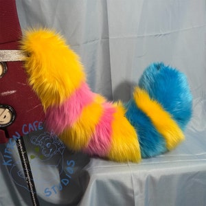 CUSTOM PRIDE Waggy Tiger Fursuit Tail