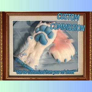 CUSTOM Fursuit Mitten Paws - ADULT SIZE
