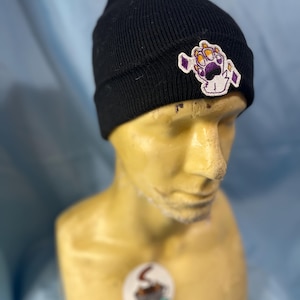Furry LGBTQ+ Pride Paw Bean Beanie Non-Binary