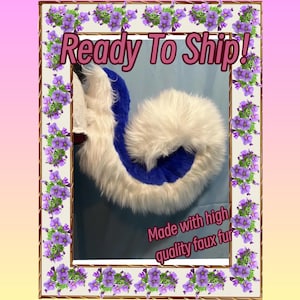 Premade Fursuit Furry Husky Tail Blue