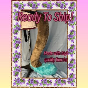 Premade Fursuit Furry Lion Tail Cheshire
