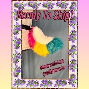 Premade Fursuit Furry Nub Tail Pansexual
