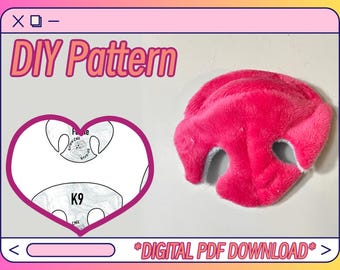 DIY Fursuit Nose PATTERN + TUTORIAL