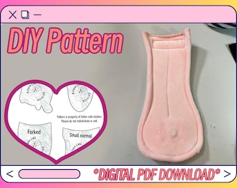 DIY Fursuit Tongue PATTERN + TUTORIAL