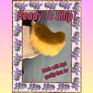 Premade Fursuit Furry Teeny Nub Tail Saddle