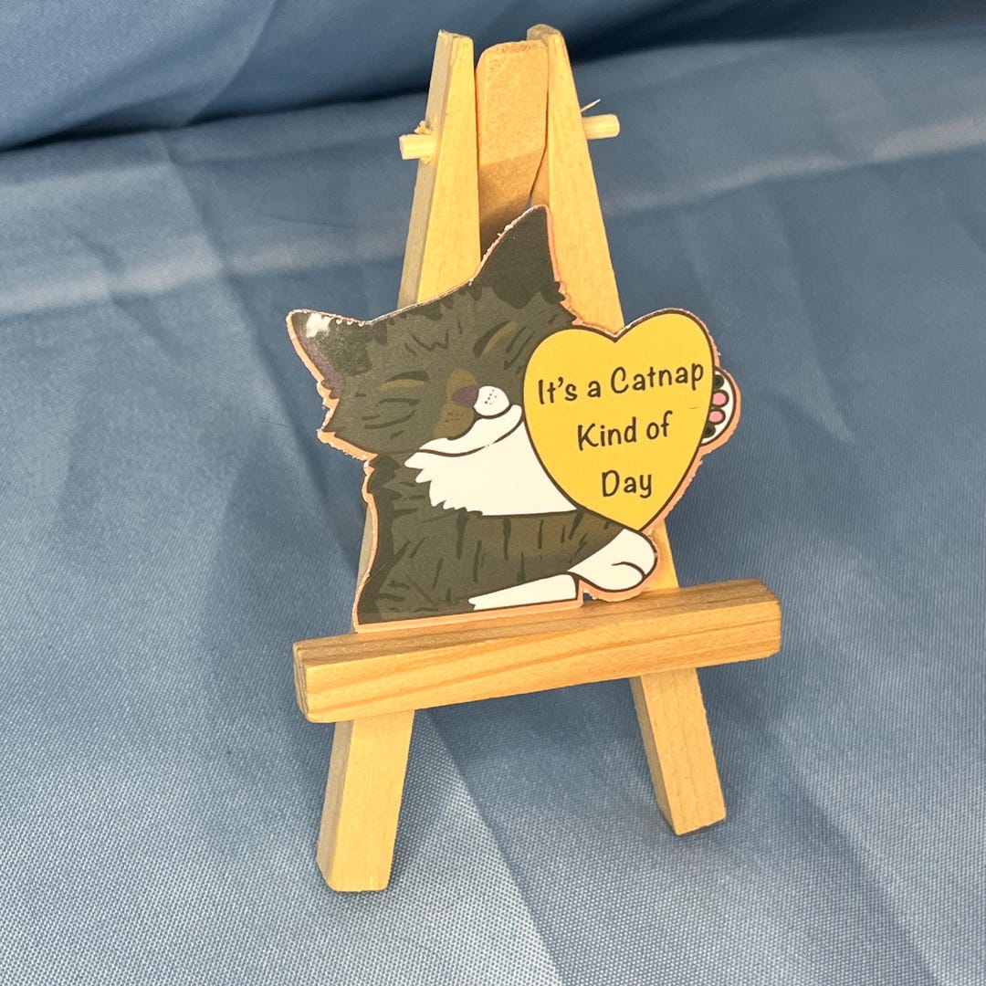 2” Catnap Vinyl Laminated Sticker - Etsy