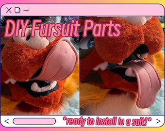 CUSTOM - Neoprene Fursuit Tongue DIY for Fursuit Making