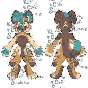 NO TRADES- Preclaim! Tan Hyena Fursuit Premade Fullsuit