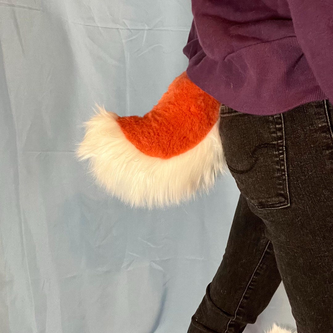 Rust Tail Premade Fursuit Furry Tail Rust Nub - Etsy